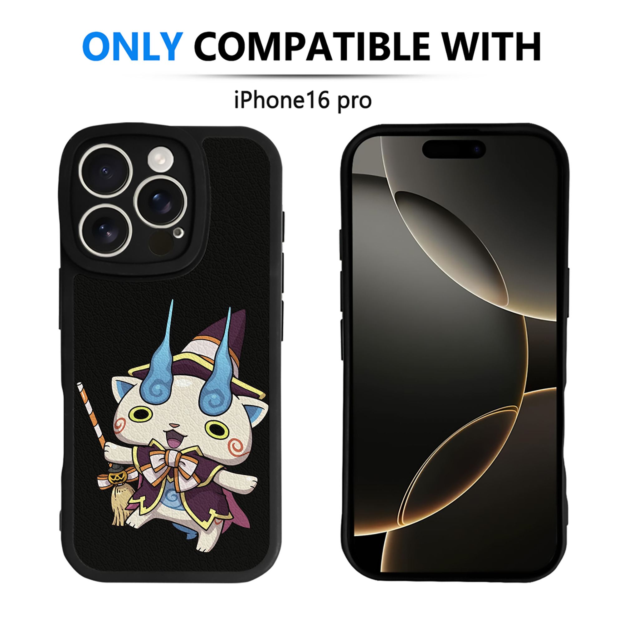 （画像用） 妖怪ウォッチ Yo-kai Watch 【iPhone 16シリーズ対応】シリコンスマホケース（レザー調） 材質：シリコン